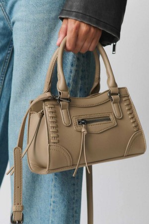 Beige Women Gina Tricot Crossbody Crossbody Bag | 86UJODHMX