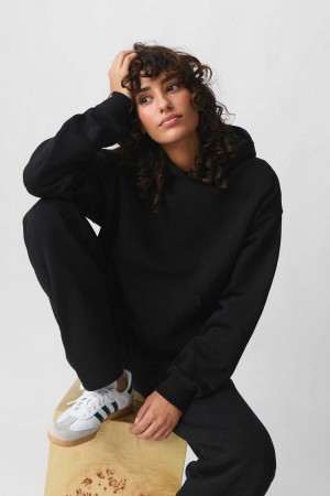 Black Women Gina Tricot Basic Original Hoodie | 49HTLQJXO