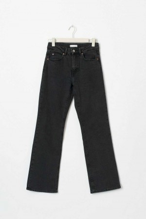 Black Women Gina Tricot Classic Boot Tall Jeans | 79GECPZQH