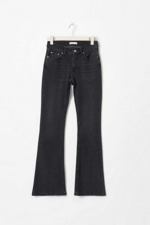 Black Women Gina Tricot Low Tall Bootcut Jeans | 54IDBWTPL