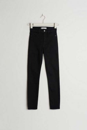 Black Women Gina Tricot Molly Petite High Waist Jeans | 79XIKUVWL