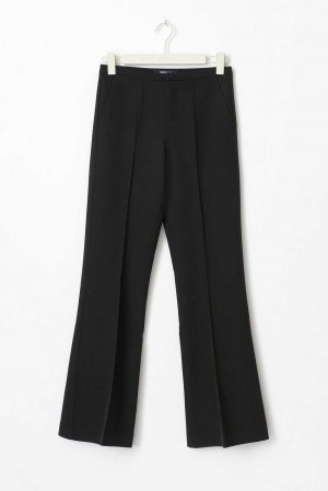 Black Women Gina Tricot Petite Bootcut Trousers | 10EGNHZAW