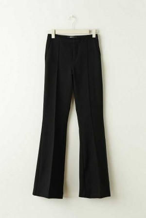 Black Women Gina Tricot Tall Bootcut Trousers | 90OEUDLFT