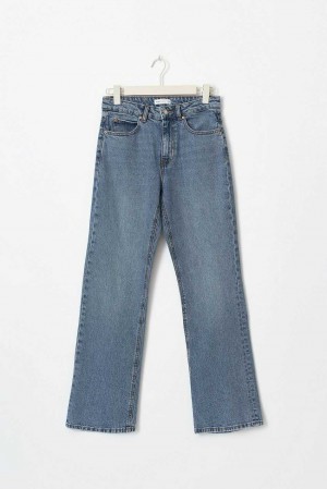 Blue Women Gina Tricot Classic Boot Tall Jeans | 46JMLAUYO