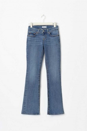 Blue Women Gina Tricot Y2k Petite Bootcut Jeans | 56XPTSQMJ