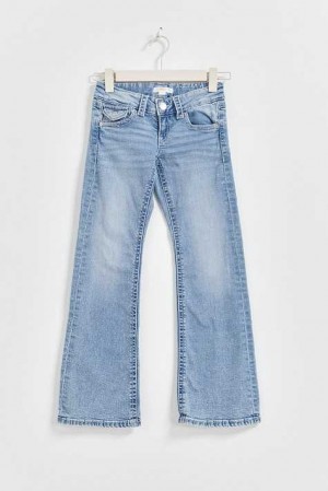 Blue Young Gina Tricot Chunky Low Flared Jeans | 16XEKJRCG