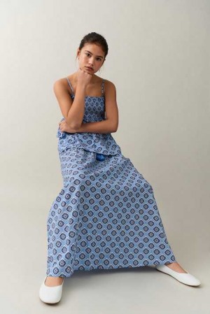 Blue Young Gina Tricot Y Boho Maxi Skirts | 34QBDLJOA