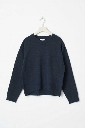 Blue Young Gina Tricot Y Knitted Sweaters | 90WYJAOZI