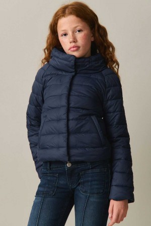 Blue Young Gina Tricot Y Lightweight Jacket | 19VDBEWIA