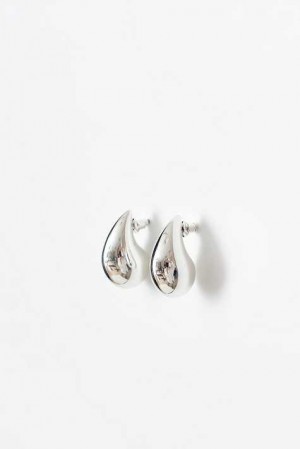 Grey Women Gina Tricot Mini Drop Earrings | 01WYGHTFA