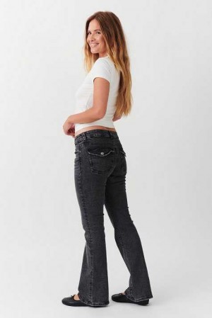 Grey Women Gina Tricot Y2k Low Bootcut Jeans | 75PUCTBAX