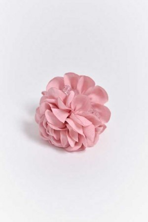 Pink Women Gina Tricot Big Flower Hair Clips | 75HCJMBRA