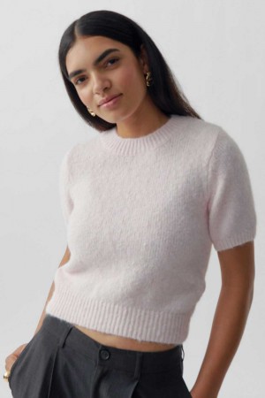 Pink Women Gina Tricot Knitted Sweaters | 75IOWLVQT