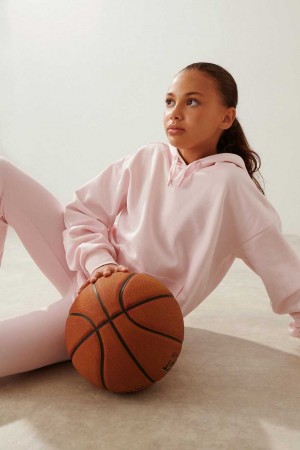 Pink Young Gina Tricot Y Oversized Hoodie | 02FJYNBHM