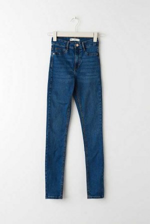 Purple Women Gina Tricot Molly Tall High Waist Jeans | 85NMZKOTR