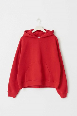 Red Women Gina Tricot Basic Original Hoodie | 06MRQZGFY