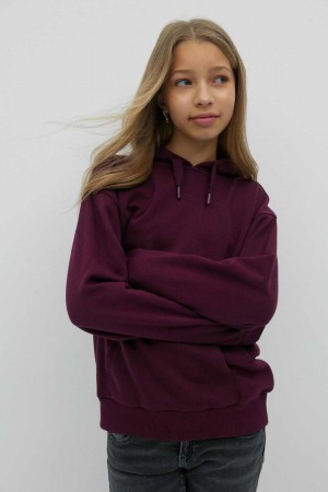 Red Young Gina Tricot Y Oversized Hoodie | 29OLFMHEP